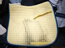 Gelbe Eskadron Cotton DL Dressur Schabracke