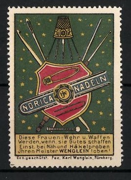 Reklamemarke nürnberg - reklamemarke,