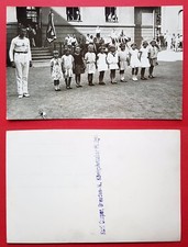 Foto AK DRESDEN oder Radebeul um 1930 Turner Kinder Fahne von Turnverein ( 24776