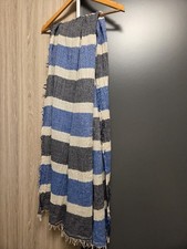 Tommy Hilfiger Schal / Blau / Weiß / Streifen / Winter / Strickschal / Strick