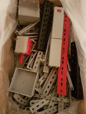 Fischer Technik, viele Bauteile, Statik, Antriebsteile, Motor, Anleitungen, 2 kg