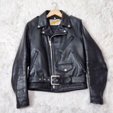 Schott Perfecto Double Leather Riders Jacket Size 34 Made in USA