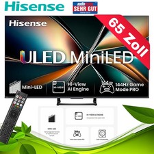 Hisense 65U7Q 65 Zoll ULED 4K TV Mini LED Smart HDR Dolby Vision Gaming 144Hz