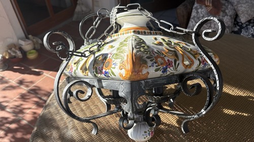 Deckenlampe porzellan bemalt - deckenlampe,,