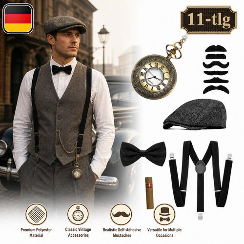 Herren kostüm set - herren, fischgrat