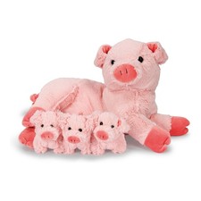 Schweine-Mama mit Babys