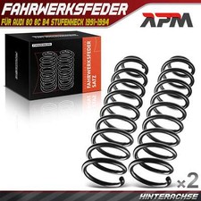 2x Federn Fahrwerksfeder Hinterachse für Audi 80 8C B4 Stufenheck 1991-1994