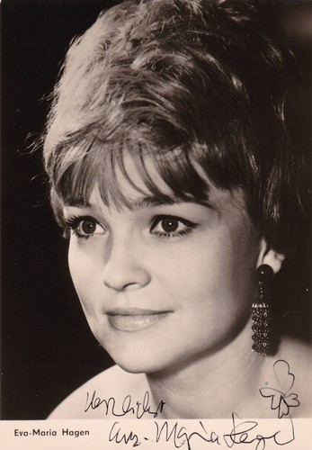 Eva maria hagen signiert - eva-maria, hagen--ak-signiert