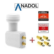 Twin LNB 2 Teilnehmer Anadol