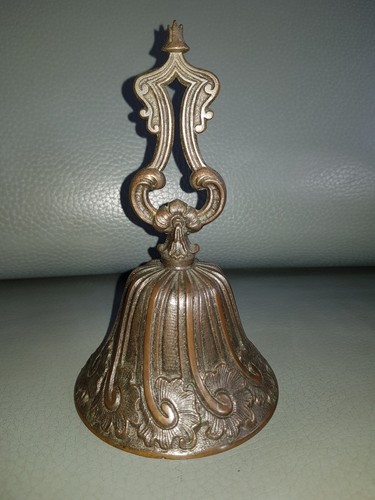 Feine bronze tischglocke - bronze,