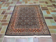 Feiner Handgeknüpft Perser Orientteppich MOUD mit Seide Carpet Rug 120x81cm