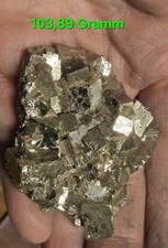 Pyrit Kristall Stufe aus Peru