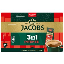 Jacobs 3in1 Löslicher Kaffee-Sticks Intense 10er 111g Packung