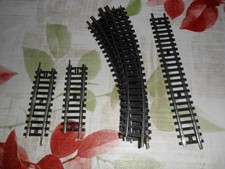 Trix H0 Konvolut Gleise gerade / gebogen / Übergangsgleis 4389 Papp Kunststoff