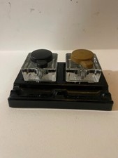 Bleikristall Tintenfässer Set