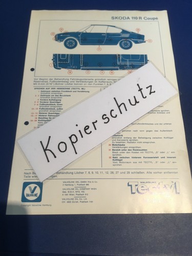 Skoda 110 coupe tectyl - 110, r
