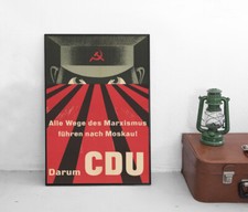 Poster CDU: Alle Wege des