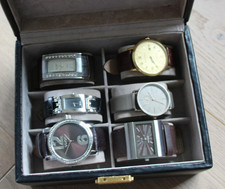 Uhrenbox mit 6 Armbanduhren Box Sammlung Wesseldon Esprit