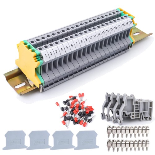 Klemmenblock kit din - klemmenblock, din-schiene