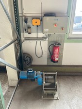 Seilwinde 220V Pfaff Silberblau zum Selbstabbau mit Fernbedienung, langes Seil