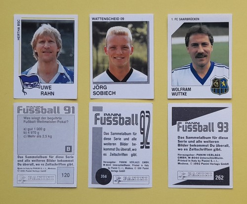 Panini 1991 1993 - 1991-1993,, bundesliga