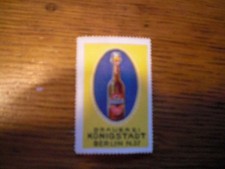 Bier Brauerei Reklamemarke Königstadt Berlin