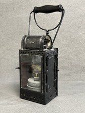 Alte Signallampe Schaffner Lok Lampe Reichsbahn Handlampe mit Adler #424