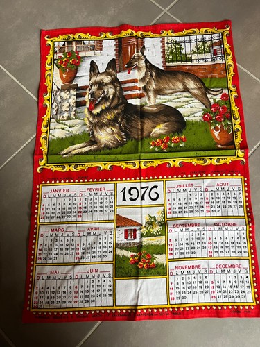 Tuch alter werbekalender - werbekalender, 1976