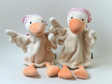 Sterntaler Gans Handpuppe 2 Stück Kasperletheater Schmusetuch Kuscheltuch (T193)