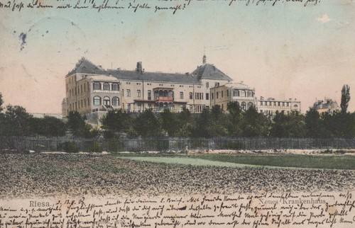 Riesa neues krankenhaus litho - neues,
