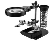 Parkside Feinmechaniker Set mit Lupe und LED Feinmechanikerlupe Beleuchtung NEU