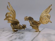 Messing Hähne Kampfhähne