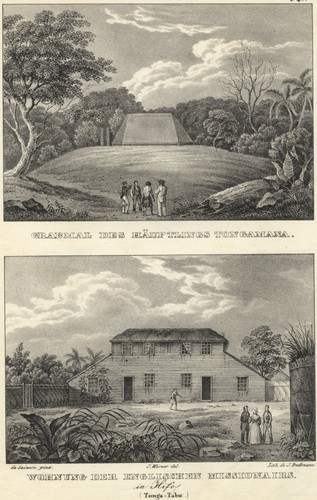 Tonga ozeanien grabmal des - -,