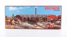 Vollmer H0 45758 Ringlokschuppen mit Türschließvorrichtung, sechsständig
