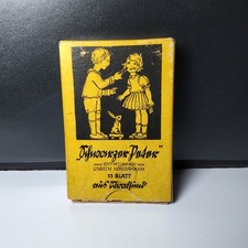 Schwarzer Peter Kartenspiel Vollständig 33 Karten Vintage Lisbeth Hönigsmann