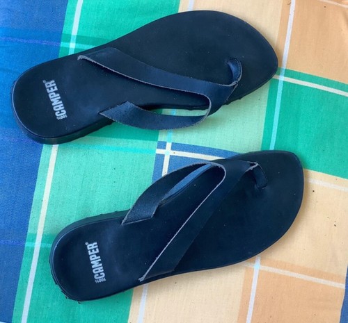 Camper sandalen leder schwarz - camper,