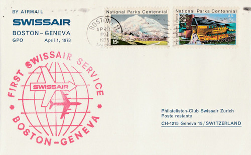 First swissair service - first,