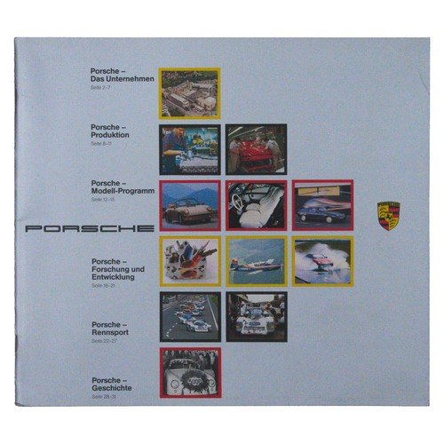 Porsche image broschüre - porsche, image-broschüre