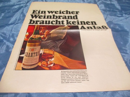 Chantre reklame von 1969 - chantre, ,