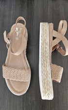 Venturini Sandalette Damen Plateau beige Gr.40 NEU