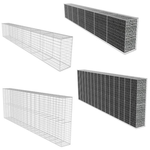 Gabionenwand mit abdeckung - gabionenwand,