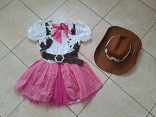 ? Kostüm Cowgirl Cowboy mit Hut Größe M (7-10 J.) Fasching Karneval ?