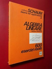 LIPSCHUTZ - ALGEBRA LINEARE