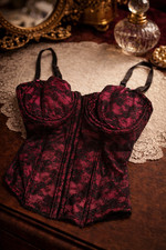 Set corsage korsett bustier - set,