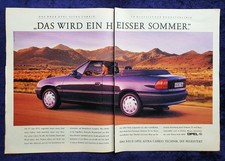 Opel Astra Cario/Cabriolet, originale Werbung aus 1993