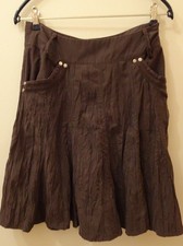 Knitterrock dunkelgrau S Glockenform Tellerrock sportlich sexy