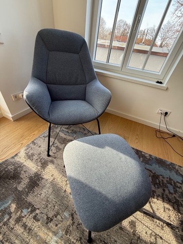 Design sessel mit hocker - mit, von