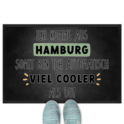 Ich komme aus - , somit