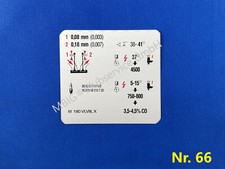 Aufkleber Motordaten Mercedes