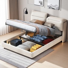 LED Polsterbett 140x200 cm